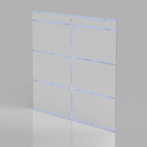 Sobre Porta Precio PVC- 2x6x70x35mm c/cordón x10