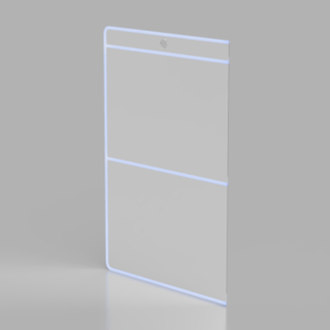 sobre PVC doble grande